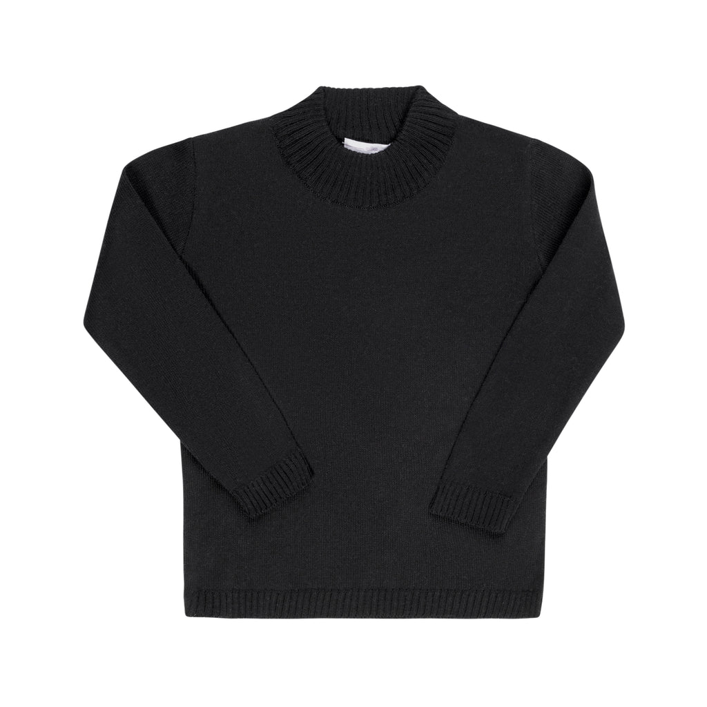 Mockneck Shirt Black Bon Knit