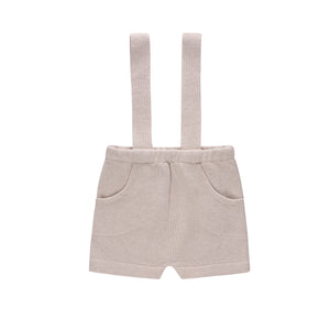 Wide Ribbed Overall Set ~ Oatmeal