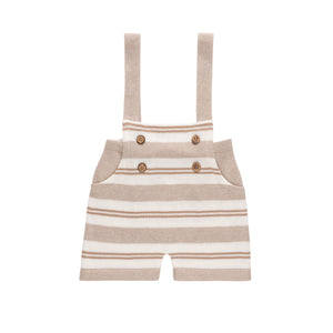 Striped Overall Set ~ Sand